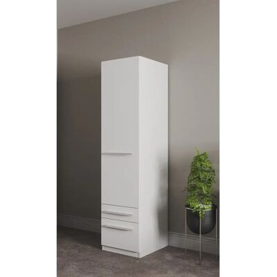 Priess Kleiderschrank - Verstellbar, Klassisches Design, mit Spiegel & Licht Priess Kleiderschrank - Verstellbar, Klassisches Design, mit Spiegel & Licht