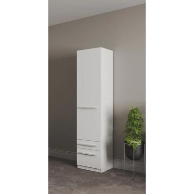 PRIESS Kleiderschrank - Metallstange, Regale, Spiegel, LED-Beleuchtung PRIESS Kleiderschrank - Metallstange, Regale, Spiegel, LED-Beleuchtung