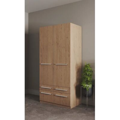 PRIESS Barcelona Kleiderschrank - Klassisches Design, Verschiedene Größen PRIESS Barcelona Kleiderschrank - Klassisches Design, Verschiedene Größen