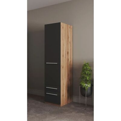 PRIESS - Barcelona - 48x193x54 cm - Türanschlag links - Kleiderschrank PRIESS - Barcelona - 48x193x54 cm - Türanschlag links - Kleiderschrank