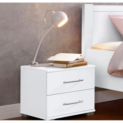 PRIESS Husum Nachttisch - 2 Schubladen Modern Schlafzimmer PRIESS Husum Nachttisch - 2 Schubladen Modern Schlafzimmer