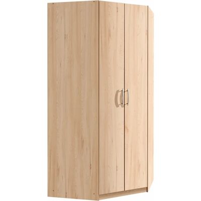 PRIESS Husum Kleiderschrank - Modern, Beiger Innenraum, Metallgriffe PRIESS Husum Kleiderschrank - Modern, Beiger Innenraum, Metallgriffe
