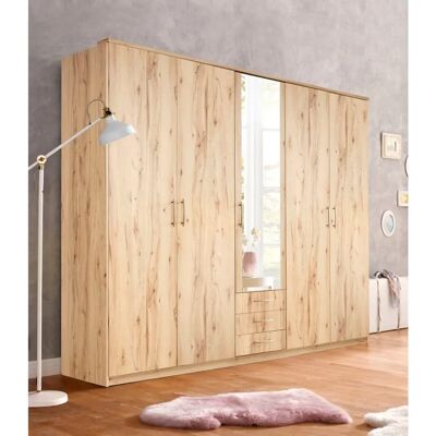 Priess Husum Kleiderschrank - 5-türig, Beige, 231x196x57 cm Priess Husum Kleiderschrank - 5-türig, Beige, 231x196x57 cm