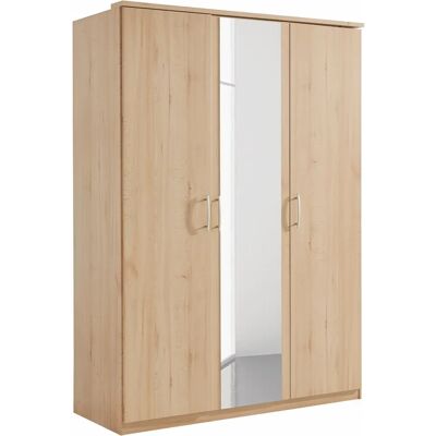 PRIESS Husum Kleiderschrank - livornobuchefarben, 3-türig, 196cm hoch PRIESS Husum Kleiderschrank - livornobuchefarben, 3-türig, 196cm hoch