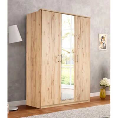 Priess Husum Kleiderschrank - 3-türig, Beige, 140x57x196 cm Priess Husum Kleiderschrank - 3-türig, Beige, 140x57x196 cm