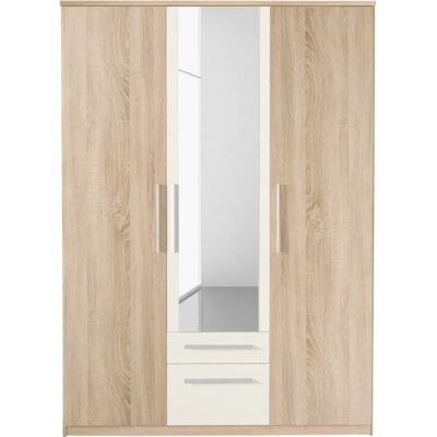 Priess Kleiderschrank - 3 Türen, 4 Einlegeböden - Made in Germany Priess Kleiderschrank - 3 Türen, 4 Einlegeböden - Made in Germany