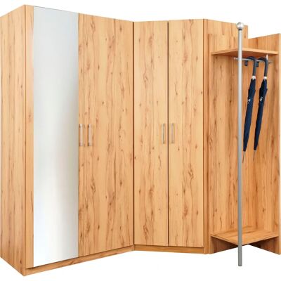Priess Lindau Beiger Eckkleiderschrank - Kleiderschrank Serie Priess Lindau Beiger Eckkleiderschrank - Kleiderschrank Serie