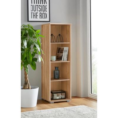 PRIESS Leicht Eiche Bücherregal - 4 Regale, Made in Germany PRIESS Leicht Eiche Bücherregal - 4 Regale, Made in Germany