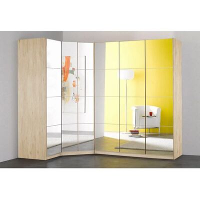 PRIESS Malaga Erweiterbarer Eckschrank - Kleiderschrank PRIESS Malaga Erweiterbarer Eckschrank - Kleiderschrank