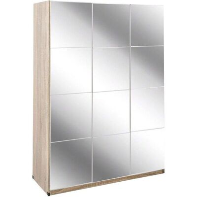 Priess Malaga Kleiderschrank - Strukturdesign, Spiegeltüren Priess Malaga Kleiderschrank - Strukturdesign, Spiegeltüren