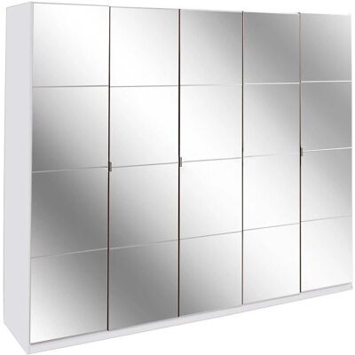 Priess Malaga Kleiderschrank mit Spiegeltüren - 231x54x193 cm Priess Malaga Kleiderschrank mit Spiegeltüren - 231x54x193 cm