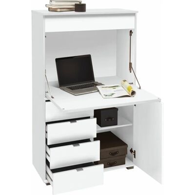 PRIESS Ahaus Bürotisch - Platzsparend, Weiß, Deutsche Qualität PRIESS Ahaus Bürotisch - Platzsparend, Weiß, Deutsche Qualität