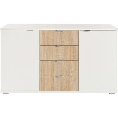 PRIESS Weiße 123x71x38cm Jugendzimmer Kommode PRIESS Weiße 123x71x38cm Jugendzimmer Kommode