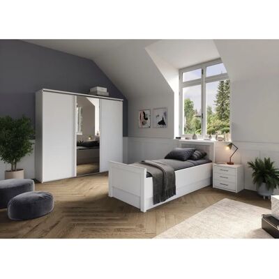 Priess Arnsberg Lichtweiß Einzelbett - Bett Priess Arnsberg Lichtweiß Einzelbett - Bett