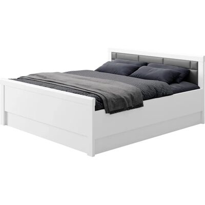 Priess Arnsberg Einzelbett - Weiß (lichtweiß, anthrazit) - 180x200 cm Priess Arnsberg Einzelbett - Weiß (lichtweiß, anthrazit) - 180x200 cm