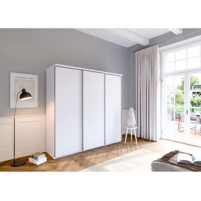 Priess Arnsberg Kleiderschrank - Schiebetüren, 3 Regale, 3 Kleiderstangen Priess Arnsberg Kleiderschrank - Schiebetüren, 3 Regale, 3 Kleiderstangen