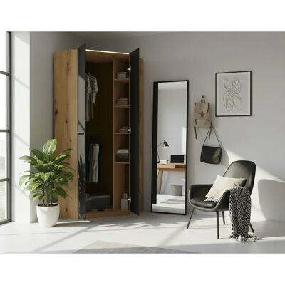 PRIESS Barcelona Eckkleiderschrank - Platzsparender Moderner Schrank PRIESS Barcelona Eckkleiderschrank - Platzsparender Moderner Schrank