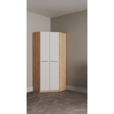 Priess Barcelona Eckkleiderschrank - Platzsparend, Modernes Design, Made in Germany Priess Barcelona Eckkleiderschrank - Platzsparend, Modernes Design, Made in Germany