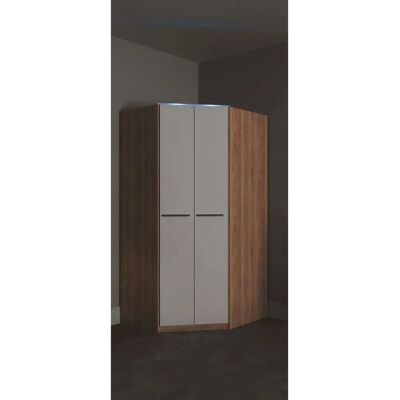 PRIESS Barcelona Eckkleiderschrank - Platzsparend, Modern Design PRIESS Barcelona Eckkleiderschrank - Platzsparend, Modern Design