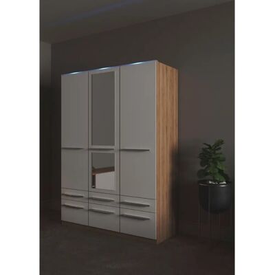 Priess Barcelona Kleiderschrank - Verstellbare Größen & LED Priess Barcelona Kleiderschrank - Verstellbare Größen & LED