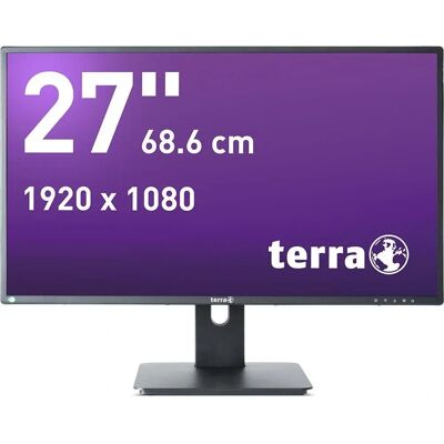 Wortmann AG TERRA Écran LED 27" - Full HD, VESA, Réglable en hauteur - Publicité Wortmann AG TERRA Écran LED 27" - Full HD, VESA, Réglable en hauteur - Publicité