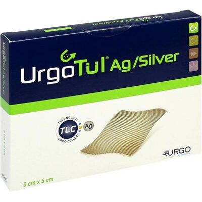 Urgo GmbH Urgotül Silver 5x5 cm Wundgaze - Wound Dressing Urgo GmbH Urgotül Silver 5x5 cm Wundgaze - Wound Dressing
