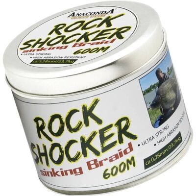 Anaconda Rockshocker sinkende geflochtene Schnur - Angelschnur Anaconda Rockshocker sinkende geflochtene Schnur - Angelschnur