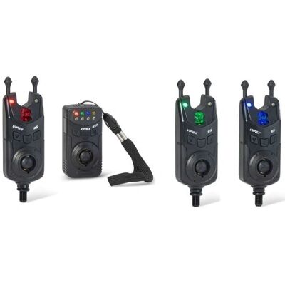 Set rybářských alarmů Anaconda - Vipex RS - Červená, Modrá, Zelená Set rybářských alarmů Anaconda - Vipex RS - Červená, Modrá, Zelená