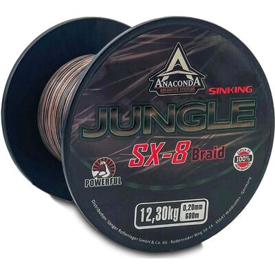 Saenger Jungle SX-8 Geflecht sinkend - Angelschnur Saenger Jungle SX-8 Geflecht sinkend - Angelschnur