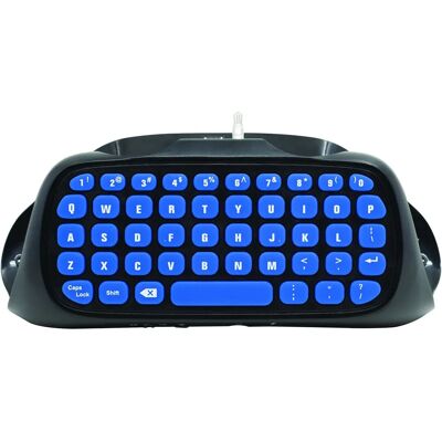 Snakebyte PS4 KeyPad - kabellose Tastatur für DualShock 4 - schwarz/blau Snakebyte PS4 KeyPad - kabellose Tastatur für DualShock 4 - schwarz/blau