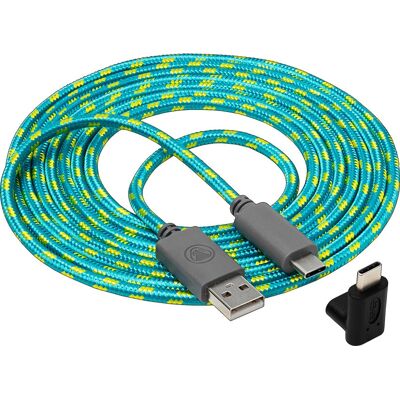 Snakebyte Switch Lite Charge:Kabel - Türkis, Gelb - USB Ladekabel Snakebyte Switch Lite Charge:Kabel - Türkis, Gelb - USB Ladekabel