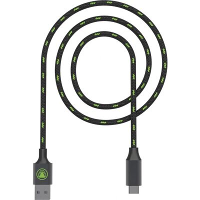 Snakebyte USB Kabel - 2m - USB 3.2 Gen 2 - Schwarz, Grün - Für Xbox Series X Snakebyte USB Kabel - 2m - USB 3.2 Gen 2 - Schwarz, Grün - Für Xbox Series X