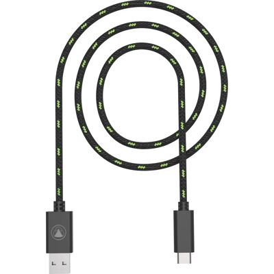 Câble USB Snakebyte Xbox Series X - 3m Noir/Vert - Publicité Câble USB Snakebyte Xbox Series X - 3m Noir/Vert - Publicité