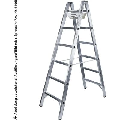 Iller - Sprossenstehleiter 2x7 3.35m AH - Werkzeugablage - Leiter Iller - Sprossenstehleiter 2x7 3.35m AH - Werkzeugablage - Leiter