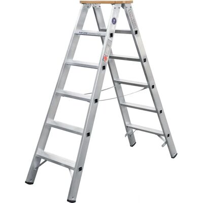 Geis & Knoblauch Iller 3,4m Aluminium Doppelseitige Leiter - Leiter Geis & Knoblauch Iller 3,4m Aluminium Doppelseitige Leiter - Leiter