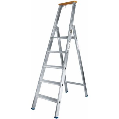 Iller Leiter - 7 Stufen, Aluminium, Sicherheitsplattform - Stehleiter Iller Leiter - 7 Stufen, Aluminium, Sicherheitsplattform - Stehleiter