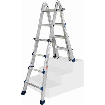 Iller Teleskopleiter Aluminium 4x5 Sprossen - Leiter Iller Teleskopleiter Aluminium 4x5 Sprossen - Leiter