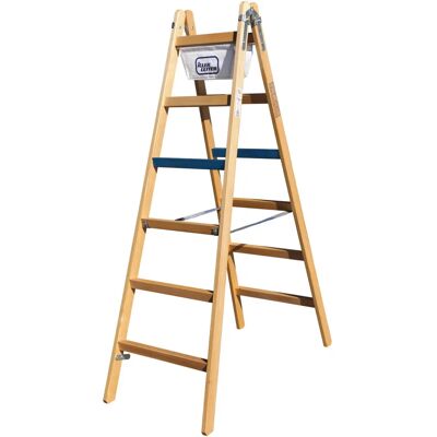 Geis & Knoblauch 1104-7 - Professionelle Breitsprossenleiter 2x4 Geis & Knoblauch 1104-7 - Professionelle Breitsprossenleiter 2x4
