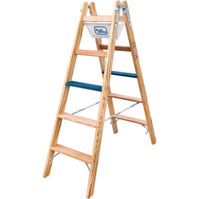 ILLER Holz Stehleiter - 2x7 Stufen - ERGO Plus - 3,30m ILLER Holz Stehleiter - 2x7 Stufen - ERGO Plus - 3,30m