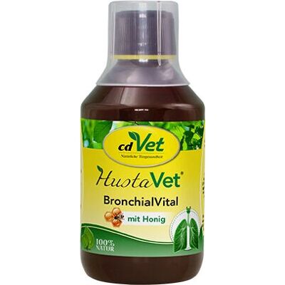 cdVet HustaVet BronchialVital 250 ml - Unterstützung für Atemwege bei Katzen & Hunden cdVet HustaVet BronchialVital 250 ml - Unterstützung für Atemwege bei Katzen & Hunden