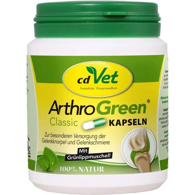 cdVet ArthroGreen Classic Kapseln für Hunde/Katzen 100 Stück - Nahrungsergänzung cdVet ArthroGreen Classic Kapseln für Hunde/Katzen 100 Stück - Nahrungsergänzung