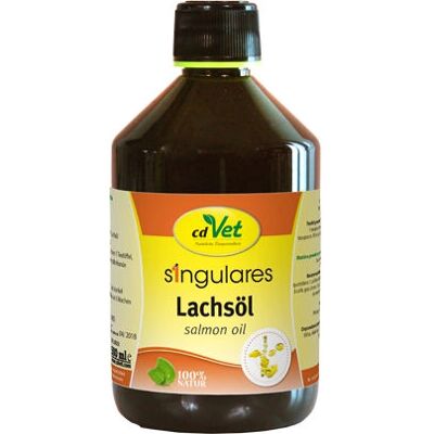 cdVet Singulares Lachsöl 500 ml für Hunde & Katzen - Tiernahrungsergänzung cdVet Singulares Lachsöl 500 ml für Hunde & Katzen - Tiernahrungsergänzung