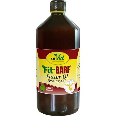 cdVet Fit-BARF Voedingsolie 1000 ml - Natuurlijke Plantaardige Olie Mengsel voor Honden & Katten cdVet Fit-BARF Voedingsolie 1000 ml - Natuurlijke Plantaardige Olie Mengsel voor Honden & Katten