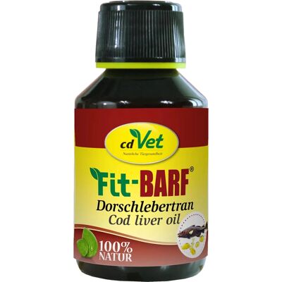 cdVet Fit-BARF Dorschlebertran, 100 ml - Nahrungsergänzung cdVet Fit-BARF Dorschlebertran, 100 ml - Nahrungsergänzung