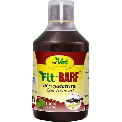 cdVet Fit-BARF Kabeljau-Leberöl 500 ml - Fischöl-Ergänzung cdVet Fit-BARF Kabeljau-Leberöl 500 ml - Fischöl-Ergänzung