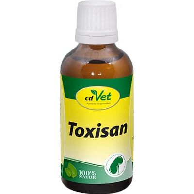 cdVet Toxisan 50 ml bylinný doplněk pro psy a kočky - Podpora jater a ledvin cdVet Toxisan 50 ml bylinný doplněk pro psy a kočky - Podpora jater a ledvin