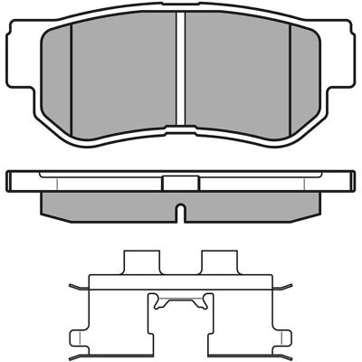 MEYLE 025 235 4314/W Bremsbeläge - Hinterachse MEYLE 025 235 4314/W Bremsbeläge - Hinterachse