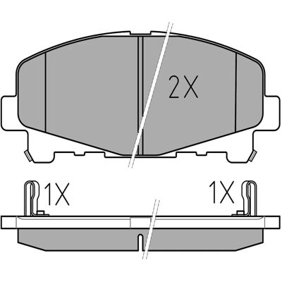 MEYLE Modell 025 247 6616 - Bremsbeläge für Honda Accord MEYLE Modell 025 247 6616 - Bremsbeläge für Honda Accord