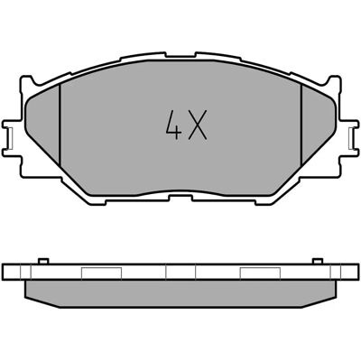 Meyle Lexus IS Front Brake Pads - Disc Brake Set Meyle Lexus IS Front Brake Pads - Disc Brake Set
