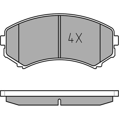 MEYLE 025 234 8816 - Bremsbeläge für Mitsubishi Pajero & Grandis MEYLE 025 234 8816 - Bremsbeläge für Mitsubishi Pajero & Grandis